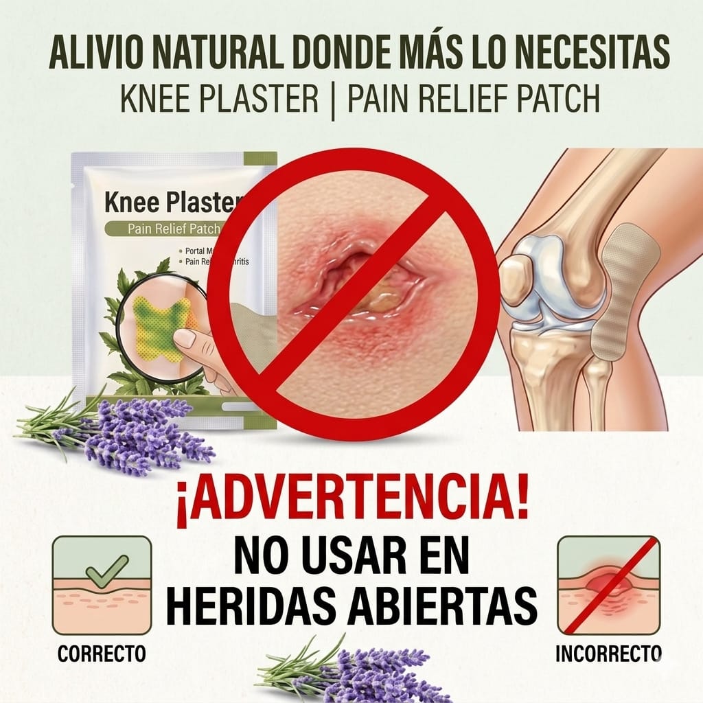 Parches de Alivio del Dolor de Rodilla 12pcs