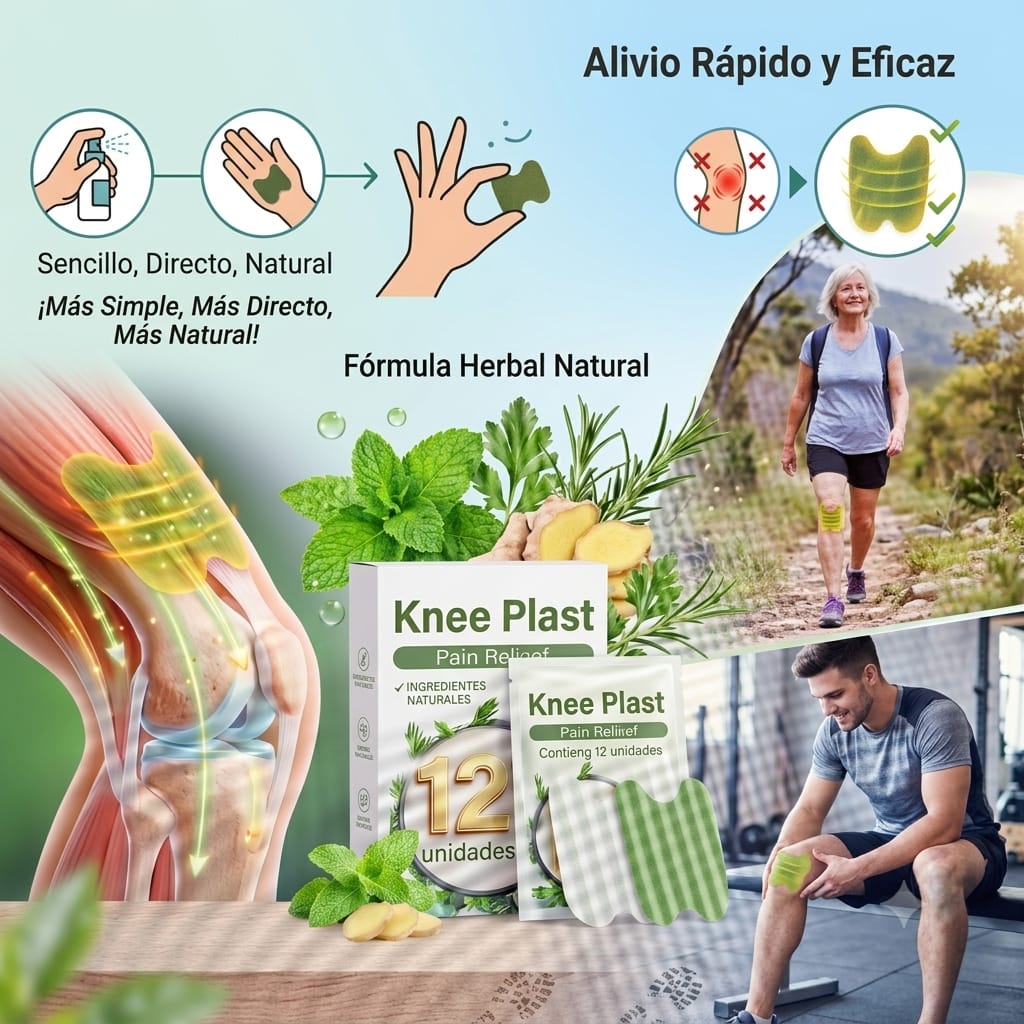 Parches de Alivio del Dolor de Rodilla 12pcs