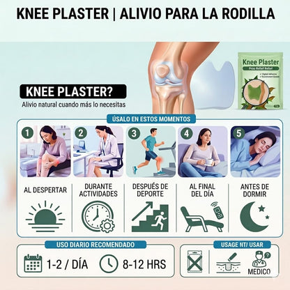 Parches de Alivio del Dolor de Rodilla 12pcs